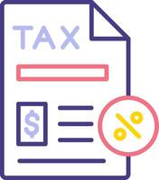 Tax Paperwork Vector Icon