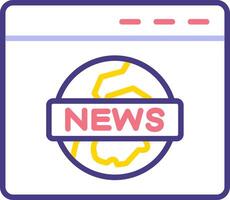 News Report Vector Icon