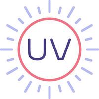 ultravioleta vector icono