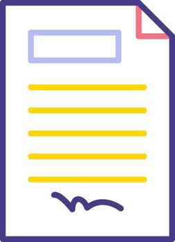 Contract Vector Icon
