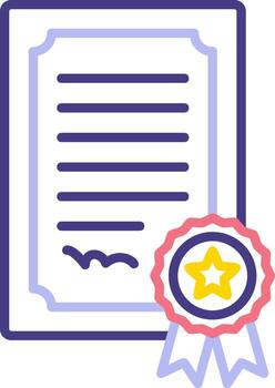 Certificate Vector Icon