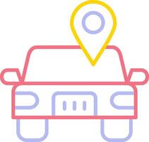 Car Location Vector Icon