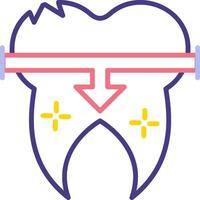 dental vector icono