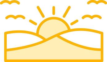 sunset Vector Icon