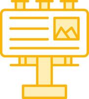 Billboard Vector Icon