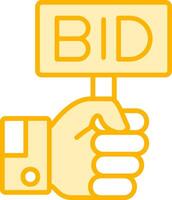 Bid Vector Icon