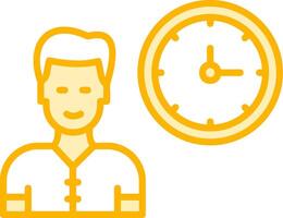 Work Time Vector Icon