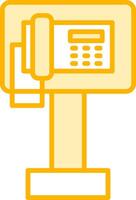 Public Phone Vector Icon