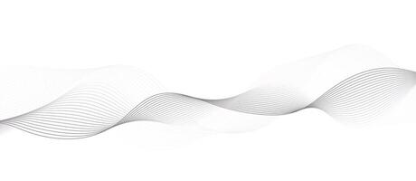 abstract black wave on white background. abstract background with waves. blend line background. vector