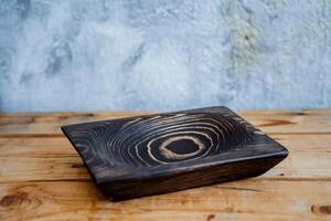 a rectangular platter is on the table photo