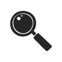 Hand drawn Magnifier vector illustration