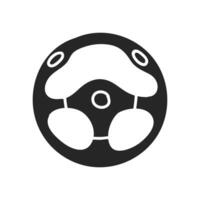 Hand drawn Steering wheel vector illustration