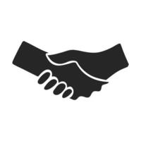 Hand drawn Handshake vector illustration