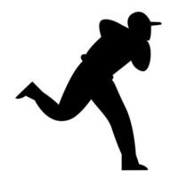 Baseball player collection illustrations vector