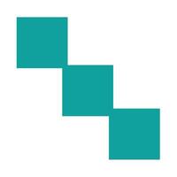 Retro geometric abstract shape elements vector