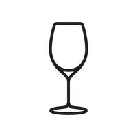 vino vaso icono diseño vector modelo