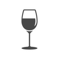 vino vaso icono diseño vector modelo