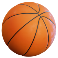 baloncesto 3d ilustración para web, aplicación, infografía, etc png