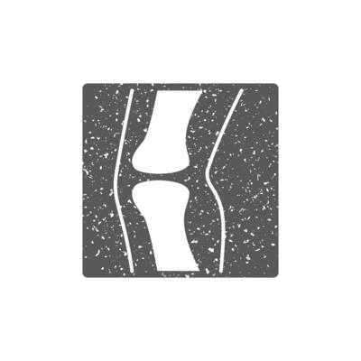 X Ray image icon in grunge texture vector illustration