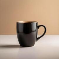 AI generated coffee mug mockup photo