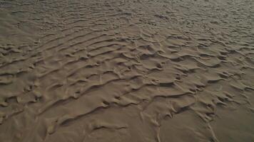 aereo Visualizza di sabbia dune nel namib deserto video