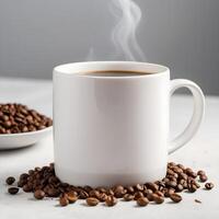 AI generated coffee mug mockup photo