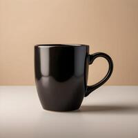 AI generated coffee mug mockup photo