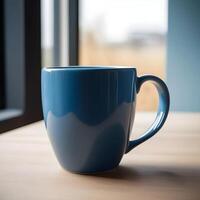 AI generated coffee mug mockup photo