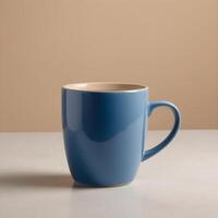 AI generated coffee mug mockup photo