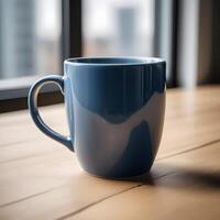 AI generated coffee mug mockup photo