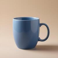 AI generated coffee mug mockup photo