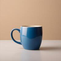 AI generated coffee mug mockup photo