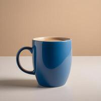 AI generated coffee mug mockup photo