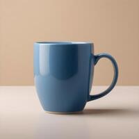 AI generated coffee mug mockup photo