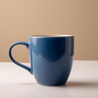 AI generated coffee mug mockup photo