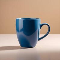 AI generated coffee mug mockup photo