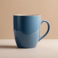 AI generated coffee mug mockup photo