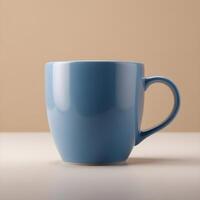 AI generated coffee mug mockup photo