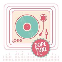 Music Producer Retro Business Card template