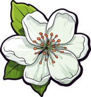 ai généré Pomme fleur fleur clipart conception illustration png