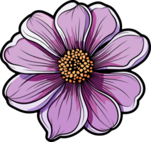 ai gerado anêmona flor clipart Projeto ilustração png