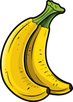 ai gegenereerd banaan clip art ontwerp illustratie png