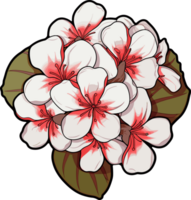 AI generated Beautiful flower clipart design illustration png