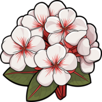 AI generated Beautiful flower clipart design illustration png