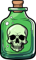 ai généré poison bouteille clipart conception illustration png