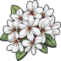 AI generated Beautiful flower clipart design illustration png