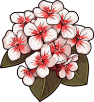 AI generated Beautiful flower clipart design illustration png