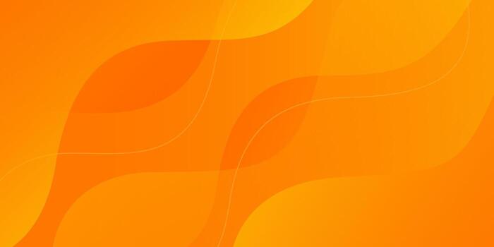 Abstract colorful orange curve background, orange gradient dynamic wallpaper with wave shapes. Suitable for banners, templates, sales, events, ads, pages, web, and others vector