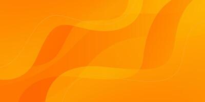 Abstract colorful orange curve background, orange gradient dynamic wallpaper with wave shapes. Suitable for banners, templates, sales, events, ads, pages, web, and others vector