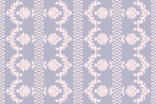 Ikat tribal Indian seamless pattern. Ethnic Aztec fabric carpet mandala ornament native boho chevron textile.Geometric African American oriental traditional vector illustrations. Embroidery style.